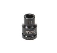 IMPACT SOCKET, 11MM, DRIVE, CR-MO