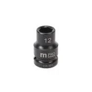 IMPACT SOCKET, 12MM, DRIVE, CR-MO