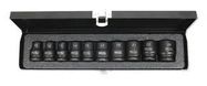 IMPACT SOCKET SET, 10PCS, DRIVE