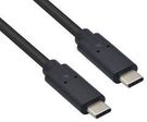 USB CABLE, 4 USB TYPE C PLUG-PLUG, 19.7"