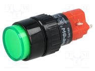 Switch: push-button; Pos: 2; SPDT; 3A/220VAC; 2A/24VDC; ON-(ON) ONPOW