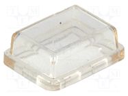 Accessories: cover; Body: transparent; 15x21mm BULGIN