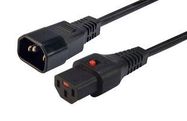 POWER CORD, IEC C14-IEC C13, 10A, 6'