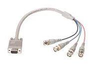 CABLE, DB9 PLUG-BNC PLUG, 1.82M