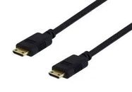 CABLE ASSY, MINI HDMI C PLUG-PLUG, 9.8'