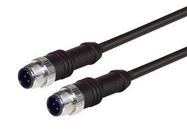 SENSOR CORD, 4P M12 PLUG-PLUG, 16.4'