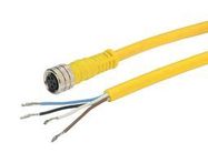 SENSOR CABLE, 4P M8 RCPT-FREE END, 16.4'