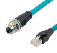 SENSOR CABLE, 8P M12 RCPT-RJ45 PLUG