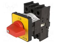 Switch: emergency cam switch; Stabl.pos: 2; 25A; 0-1; Poles: 3; 13kW EATON ELECTRIC