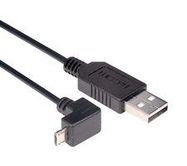 USB CABLE, A PLUG-MICRO B R/A PLUG, 3.3'