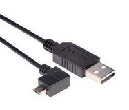 USB CABLE, A PLUG-MICRO B R/A PLUG/29.5"