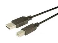 CABLE ASSY, 2.0, A PLUG-B PLUG, 19.7"