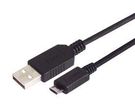USB CBLE, 2.0 TYP A PLUG-MICRO B PLUG/2M