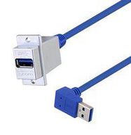 USB CABLE, 3.0 A RCPT-A R/A PLUG, 50"