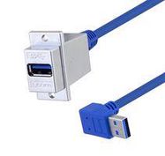 USB CABLE, 3.0 A RCPT-A R/A PLUG, 50"