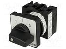 Switch: step cam switch; Stabl.pos: 4; 20A; 0-1-2-3; Poles: 1; Pos: 4 EATON ELECTRIC