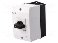 Switch: step cam switch; Stabl.pos: 3; 20A; 0-1-2; in housing; 45° EATON ELECTRIC