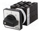 Switch: step cam switch; Stabl.pos: 4; 20A; 0-1-2-3; Poles: 3; Pos: 4 EATON ELECTRIC