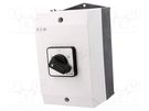 Switch: star-delta cam switch; Stabl.pos: 3; 32A; 0-Y-Δ; Poles: 3 EATON ELECTRIC