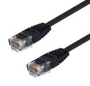 ENET CORD, CAT6, RJ45 PLUG-PLUG, 1'