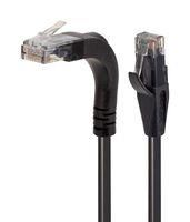 ENET CORD, CAT6, RJ45 R/A PLUG-PLUG, 10'