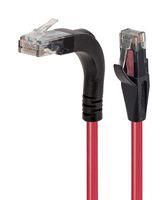 ENET CORD, CAT6, RJ45 R/A PLUG-PLUG, 1'