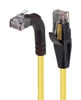 ENET CORD, CAT6, RJ45 R/A PLUG-PLUG, 1'