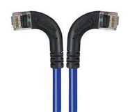 ENET CORD, CAT6, R/A RJ45 PLUG-PLUG, 1'