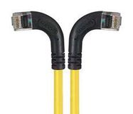 ENET CORD, CAT6, R/A RJ45 PLUG-PLUG, 10'