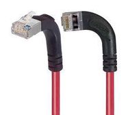 ENET CORD, CAT6, R/A RJ45 PLUG-PLUG, 3'