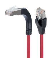 ENET CORD, CAT6, RJ45 R/A PLUG-PLUG, 3'