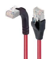 ENET CORD, CAT6, RJ45 R/A PLUG-PLUG, 2'