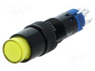 Switch: push-button; Pos: 2; SPDT; 0.5A/250VAC; 1A/24VDC; ON-(ON) ONPOW