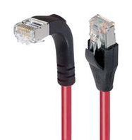 ENET CORD, CAT6, R/A RJ45 PLUG-PLUG, 3'