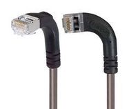 ENET CORD, CAT5E, R/A RJ45 PLUG-PLUG, 1'