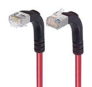 ENET CORD, CAT5E, R/A RJ45 PLUG-PLUG/10'