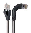 ENET CORD, CAT5E, RJ45 R/A PLUG-PLUG, 1'