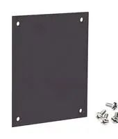 SUBPANEL, 19" RACK, ALUMINIUM, BLACK