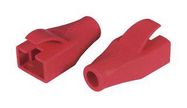 SNAGLESS BOOT, RJ45 PLUG, LSZH, RED