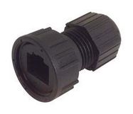 STRAIN RELIEF, RJ45 PLUG, NYLON, BLK