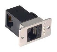 MOD COUPLER, R/A RJ45 JACK, CAT5E, 8P8C