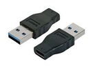 USB ADAPTER, 3.1 TYPE C RCPT-A PLUG