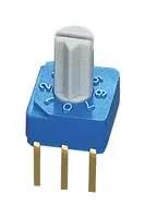 ROTARY CODED SW, 8 POS, 0.1A, 5VDC, TH
