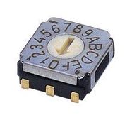 ROTARY CODED SW, 16 POS, 0.1A, 5VDC, SMD