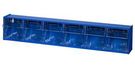 BIN CABINET, 600 X 95 X 115MM, BLU/CLR