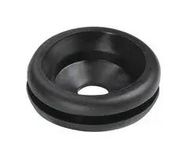 CABLE GROMMET, NYLON 6.6, 18.5MM, BLACK