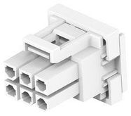 CONNECTOR HOUSING, RCPT, 6POS, 4.2MM
