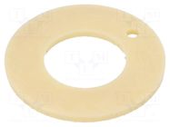 Bearing: thrust washer; Øout: 36mm; Øint: 20mm; iglidur® J; yellow IGUS