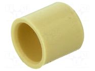 Bearing: sleeve bearing; Øout: 55mm; Øint: 50mm; L: 20mm; yellow IGUS