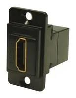 ADAPTER, HDMI RCPT-RCPT, BLACK